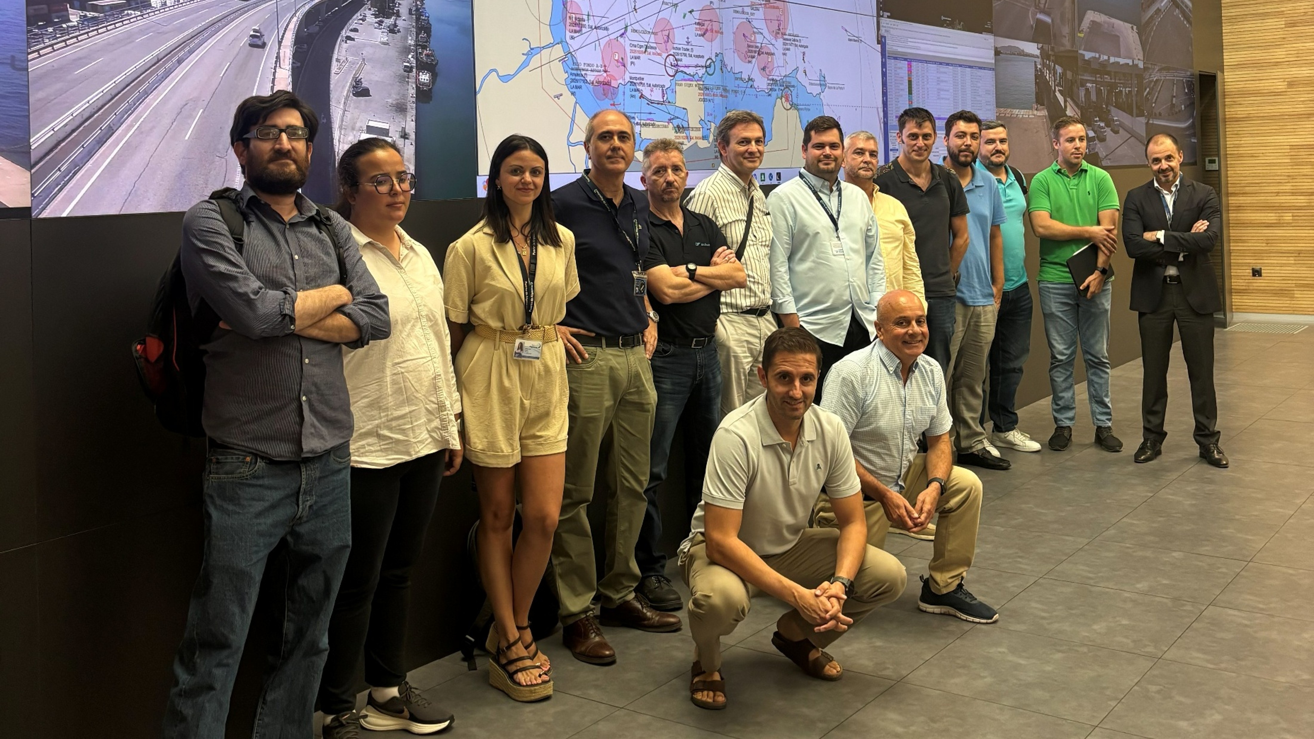 Startups del programa de aceleración en las instalaciones del Puerto de Algeciras